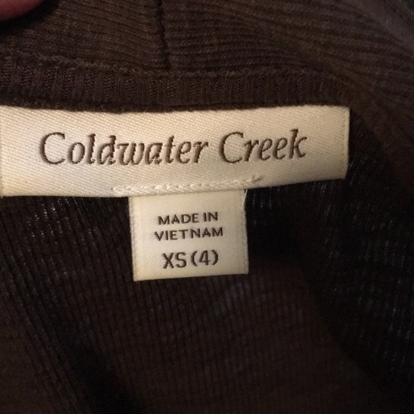 Coldwater Creek Brown Knit Cardigan - Picture 4 of 6